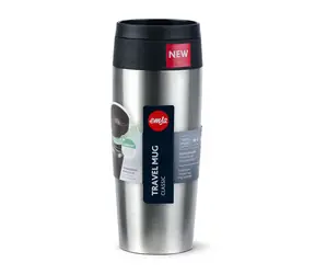 EMSA Termohrnek Travel Mug Classic 0,36 l nerezová / Nerezová ocel / 5 let záruka
