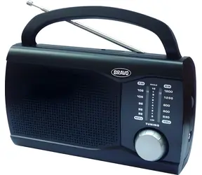 Bravo B-6009 černá / Přenosné rádio