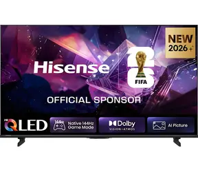 50" Hisense 50E7S PRO černá / Televize / QLED / 4K UHD / 144Hz / FreeSync Premium Pro / VIDAA