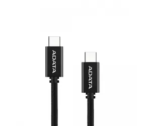 ADATA CACC-100PN-BK černá / Kabel / USB-C - USB-C / PD 100 W / 1 m