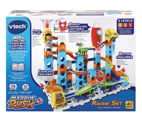 VTECH Kuličková dráha Marble Rush Raketa M100E / od 4 let / 78 dílků