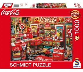 SCHMIDT Puzzle Coca-Cola Nostalgický obchod / 1000 dílků / od 12 let