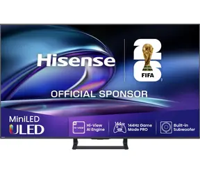 50" Hisense 50E8Q černá / Televize / ULED / UHD / Dolby Vision / HDMI / Wi-Fi