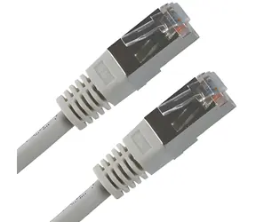 Neutralle Patch kabel FTP Cat.5e šedý / Patch kabel / RJ45 - RJ45 / 0,5 m / stíněný