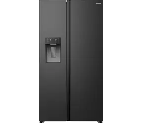 Hisense RS5P528STFE tmavá nerezová ocel / Chladnička side by side / 528 l / NoFrost / Energetická třída E
