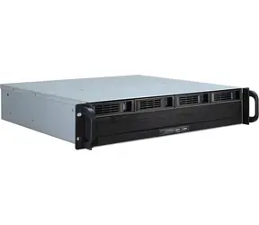 Inter-Tech 2404S / Serverová skříň / 2U / mATX / 4x hot-swap 2,5"/3,5" / bez zdroje