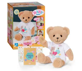 ZAPF CREATION BABY born Zpívající medvídek / Plyšový medvídek / od 36 měsíců / zvukový modul 3x AAA