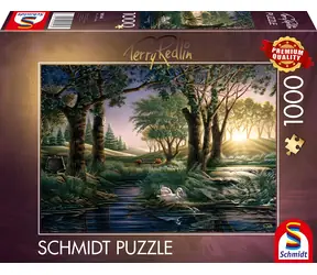 SCHMIDT Puzzle Terry Redlin - Ranní kouzlo u rybníka / 1000 dílků / od 12 let