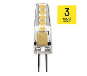 EMOS Classic JC / Žárovka / G4 / 12V / 1,9 W / 200 lm / 4000 K neutrální bílá / 30000 h