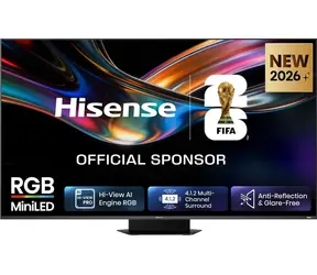 65" Hisense 65UR9DS černá / UHD / DLED / HDMI / USB / LAN / Wi-Fi / VIDAA / 80W repro