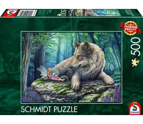 SCHMIDT Puzzle Vlk a elf / 500 dílků / od 10 let