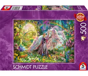 SCHMIDT Puzzle Snová cesta s jednorožcem / 500 dílků / od 10 let