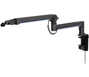 Endorfy Broadcast Low Profile RGB černá / Rameno k mikrofonu / RGB / nosnost 2 kg