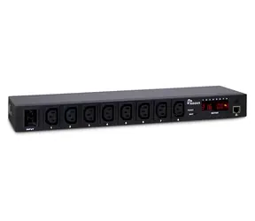 Inter-Tech Argus SW-0816 černá / Napájecí lišta / 19" rack / 8x IEC C13 / 16A / LCD displej