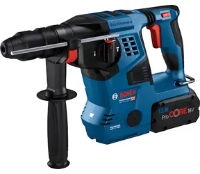 Bosch GBH 18V-28 CF Professional modrá / Aku příklepová vrtačka / SDS-plus / Bluetooth / bez akumulátoru / L-BOXX