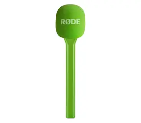 Rode Interview GO zelený / Ruční adaptér / pro Wireless GO, GO II, ME, PRO / s krytem proti větru
