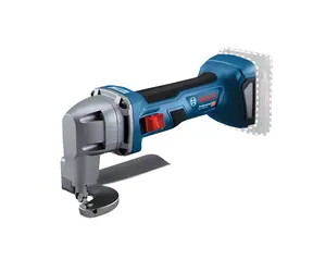 Bosch GSC 18V-16 E Solo / Akumulátorové nůžky na plech / 18V / bez baterie a nabíječky / řez oceli do 1,6 mm