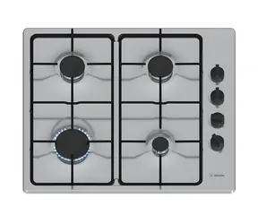 Bosch PBP6B5K80 Series 2 / Plynová varná deska / 58 cm / 4 hořáky / nerez