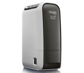 DeLonghi DNS65 černá/bílá / Odvlhčovač vzduchu / 6 l/den / 2,8 l / 48 dB