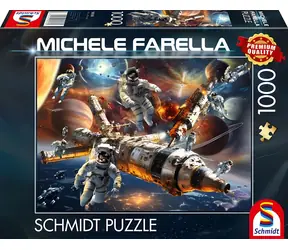 SCHMIDT Puzzle Kouzelné hvězdné světy - Beztíže ve vesmíru / 1000 dílků / od 12 let