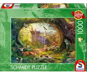 SCHMIDT Puzzle Pohádkový hrad a kouzelný les / 1000 dílků / od 12 let