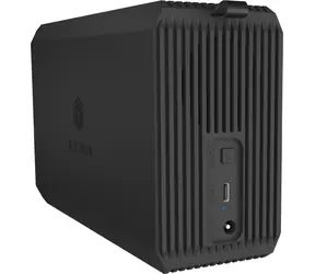 Icy Box IB-RD3720-CU3 černá / Externí box pro 2x 2,5"/3,5" HDD-SSD / SATA / USB-C 3.2 Gen1 / RAID