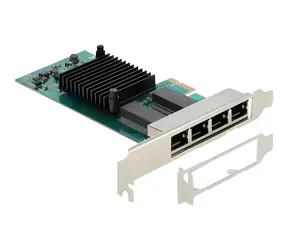 DeLock PCI Express x1 / Síťová karta / 4x Gigabit LAN RJ45 / Intel i350