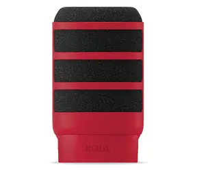 Rode WS14 červená / Protivětrná ochrana / pro Rode PodMic a PodMic USB