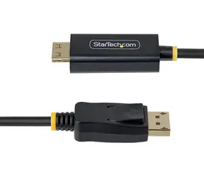 StarTech DP-HDMI-4K60-GR černá / Kabel DisplayPort na HDMI / 4K 120Hz / 10bit / Gripping konektory / 3 m