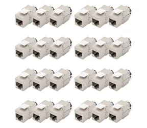 Digitus DN-93617-24 stříbrná / Keystone modul / Cat.6a / stíněný / 24 ks