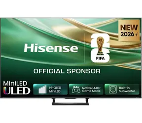 50" Hisense 50E8S černá / UHD / QLED / MiniLED / 144Hz / HDMI / Wi-Fi / DVB-T2&C&S2 / subwoofer