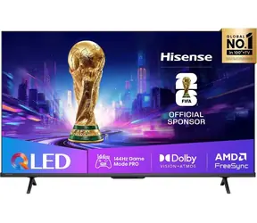 50" Hisense 50E77Q PRO černá / Televizor / QLED / 4K UHD / 144Hz / VIDAA / DVB-T2/S2/C