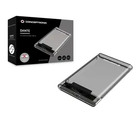 Conceptronic DANTE03T Externí box pro 2,5" SATA HDD průhledná / USB 3.0
