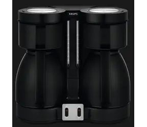 Krups KT 8501 Duothek Thermo černá / Kávovar na překapávanou kávu / 1700 W / 2x termoska