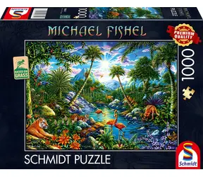 SCHMIDT Puzzle Michael Fishel: Ostrovní ráj / 1000 dílků / od 12 let