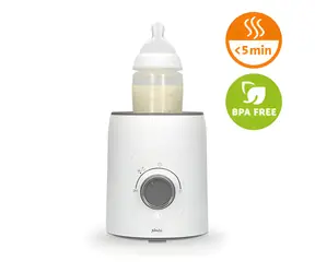 Alecto BW600 bílá / Ohřívač lahví / 210 W / 3 režimy ohřevu / bez BPA
