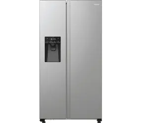 Hisense RS5P535NTCE nerez / Chladnička Side-by-Side / Objem 566 l / Výrobník ledu / Energetická třída E