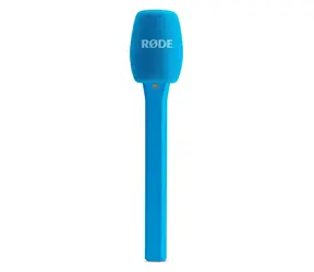 Rode Interview Micro modrá / Ruční adaptér / pro vysílače Wireless GO, GO II, ME, PRO / 266mm, 80g