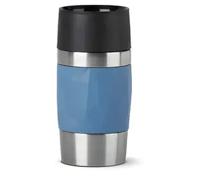 Emsa TRAVEL MUG Compact modrá / Termohrnek / 0,3 l / nerezová ocel