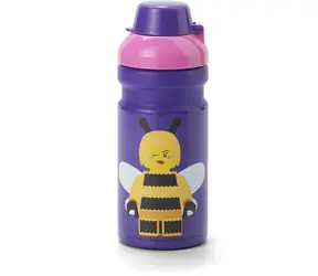 Room Copenhagen 40560802 LEGO Bee fialová/růžová / Láhev na pití / 0,39 l / PP, silikon