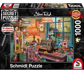 SCHMIDT Puzzle Steve Read: Šicí místnost / 1000 dílků / od 12 let