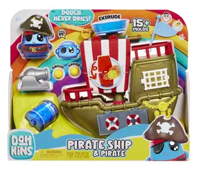 MGA DohKins Sada s modelínou Pirátská loď / od 3 let