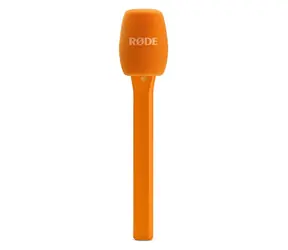 Rode Interview Micro oranžová / Ruční adaptér / pro vysílače Wireless GO, GO II, ME, PRO / 266mm, 80g