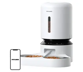 Petlibro Granary PLAF103 bílá / Dávkovač krmiva / dvojitá miska / Wifi / 5 l