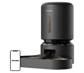 Petlibro Granary černá / Inteligentní dávkovač krmiva / kamera / dvojitá miska / 5 l / Wi-Fi