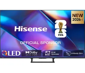 65" Hisense 65A7DS černá / Televize / QLED / UHD / HDMI / Wi-Fi / BT / 20W repro
