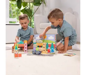 SPIN MASTER Stavebnice Melissa & Doug Blockables City / 73 dílků / od 2 let
