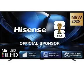 100" Hisense 100U7DSE černá / Televize / 4K UHD / ULED / Wi-Fi / Bluetooth / HDMI / 40W repro