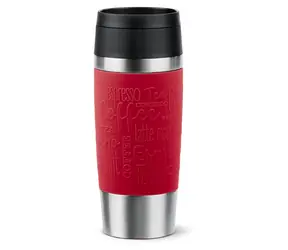 Emsa Travel Mug Classic 0.36l tmavě červená / Termohrnek / nerezová ocel