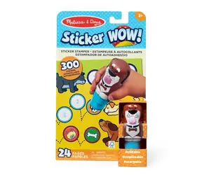 SPIN MASTER Samolepky Melissa & Doug WOW! Pes / Tvořivá sada / 300 nálepek / 24stránkový blok / od 3 let